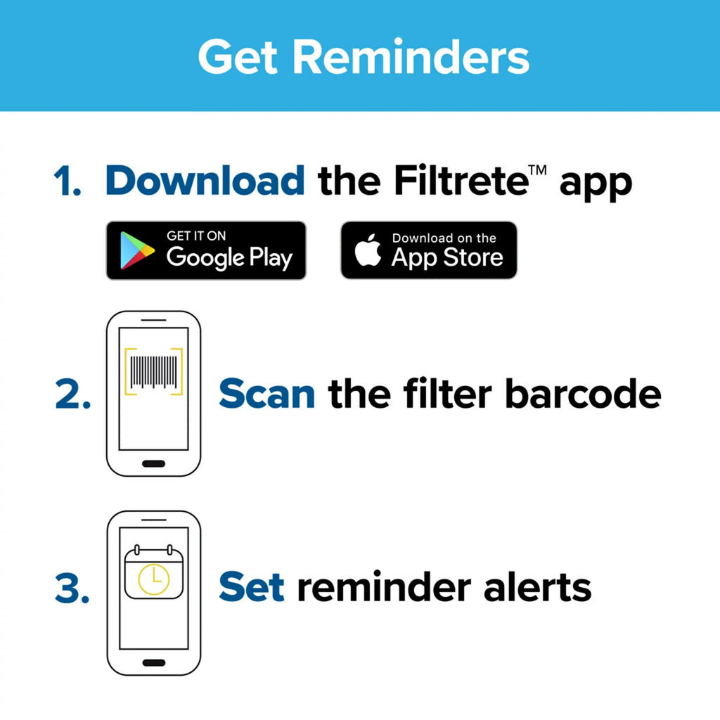 Filter, Captures Filters Allergen Bacteria, Allergens, 20x22x1, 3M, 4 Filtrete 12, , by 1500 Viruses, Reduction Advanced Furnace Air