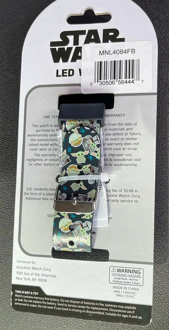, The Wars Star Yoda Watch Mandalorian