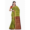 Selections Art Sari Silk Green with Indian Mona Bellydance Saree Maroon Wrap