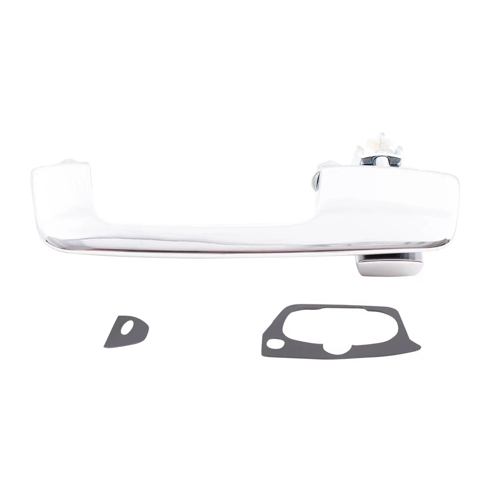 Brock Rear Exterior Front with 55075649 Van Handle Door Drivers Outside Pickup compatible Chrome Truck Replacement