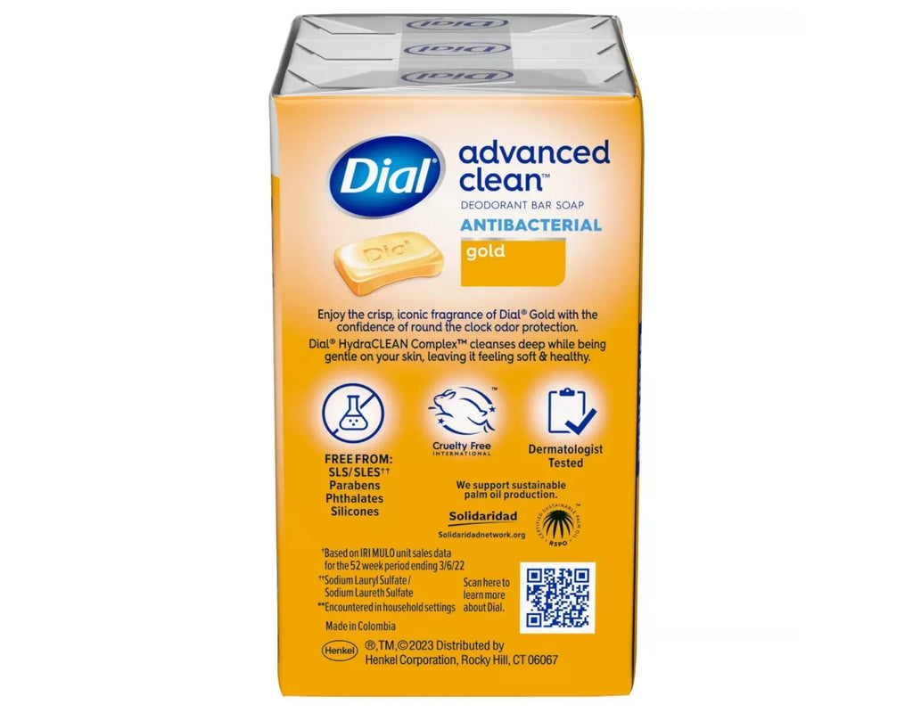 Pack Dial Each Soap 3 Count Gold 3 4oz Deodorant Antibacterial