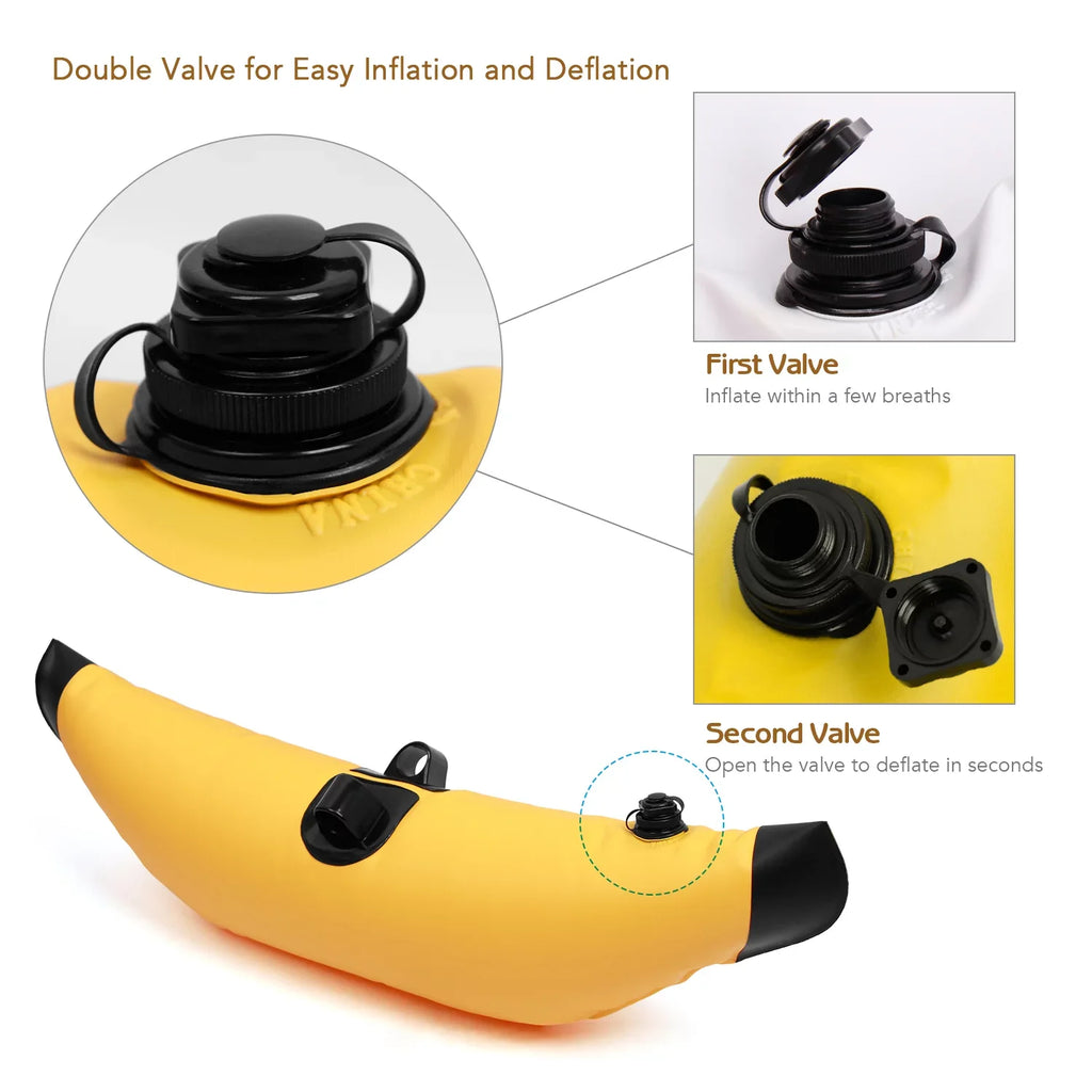 Fishing Outrigger Float Kayak Inflatable Vessel Kayak Stabilizer Sidekick Kit System Float with Rod Arms Meterk Standing
