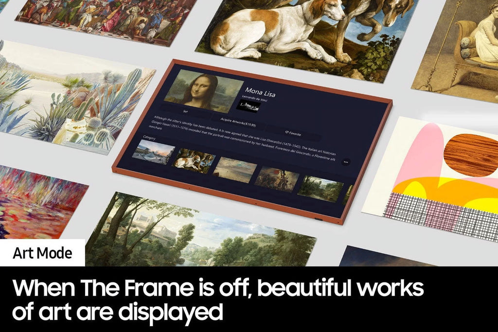 Frame Customizable (2022) The White Quantum -SCFA43WTB - Bezel 43" Frame The with Smart Modern Series Samsung 43-inch