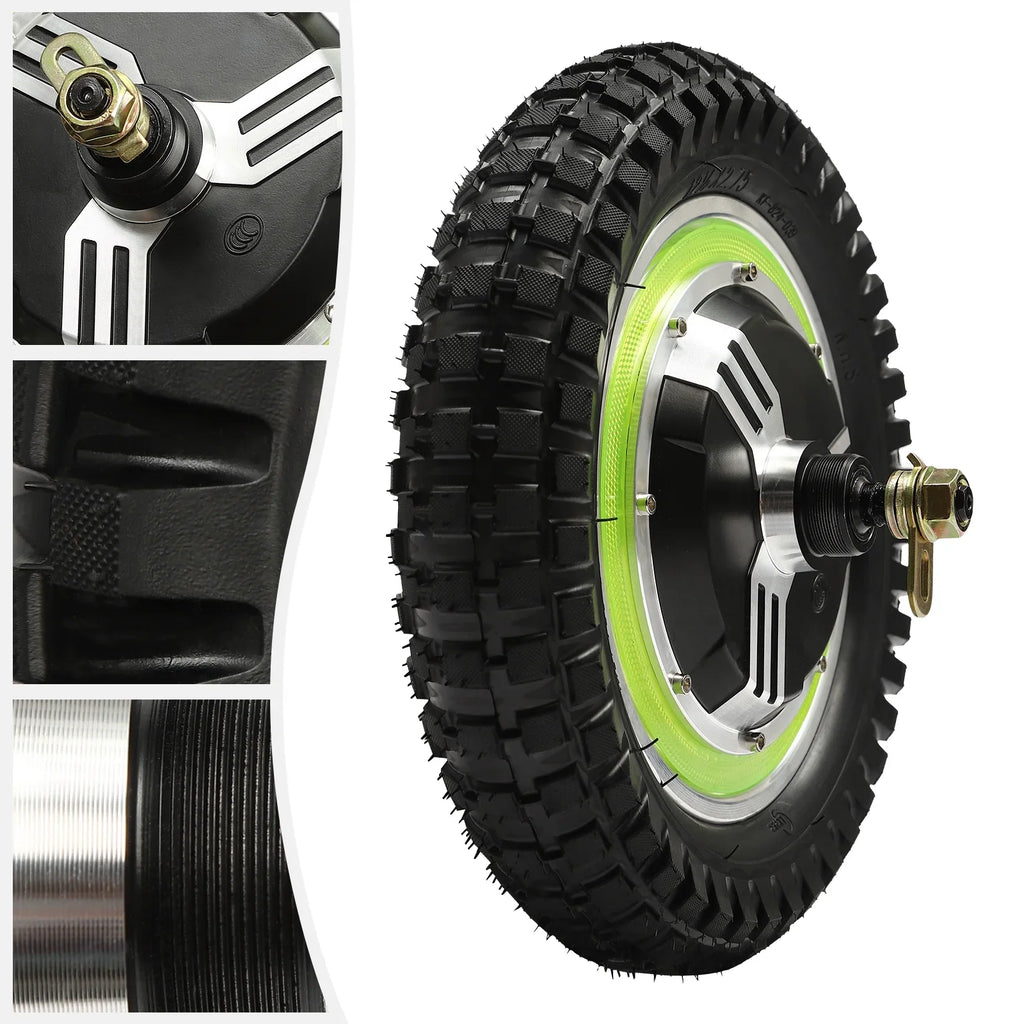 Motor E-Bike 12'' Conversion 350W Brushless Rear 250-1000 Front Hub Bicycle Electric Wheel 48V Wuzstar Kit