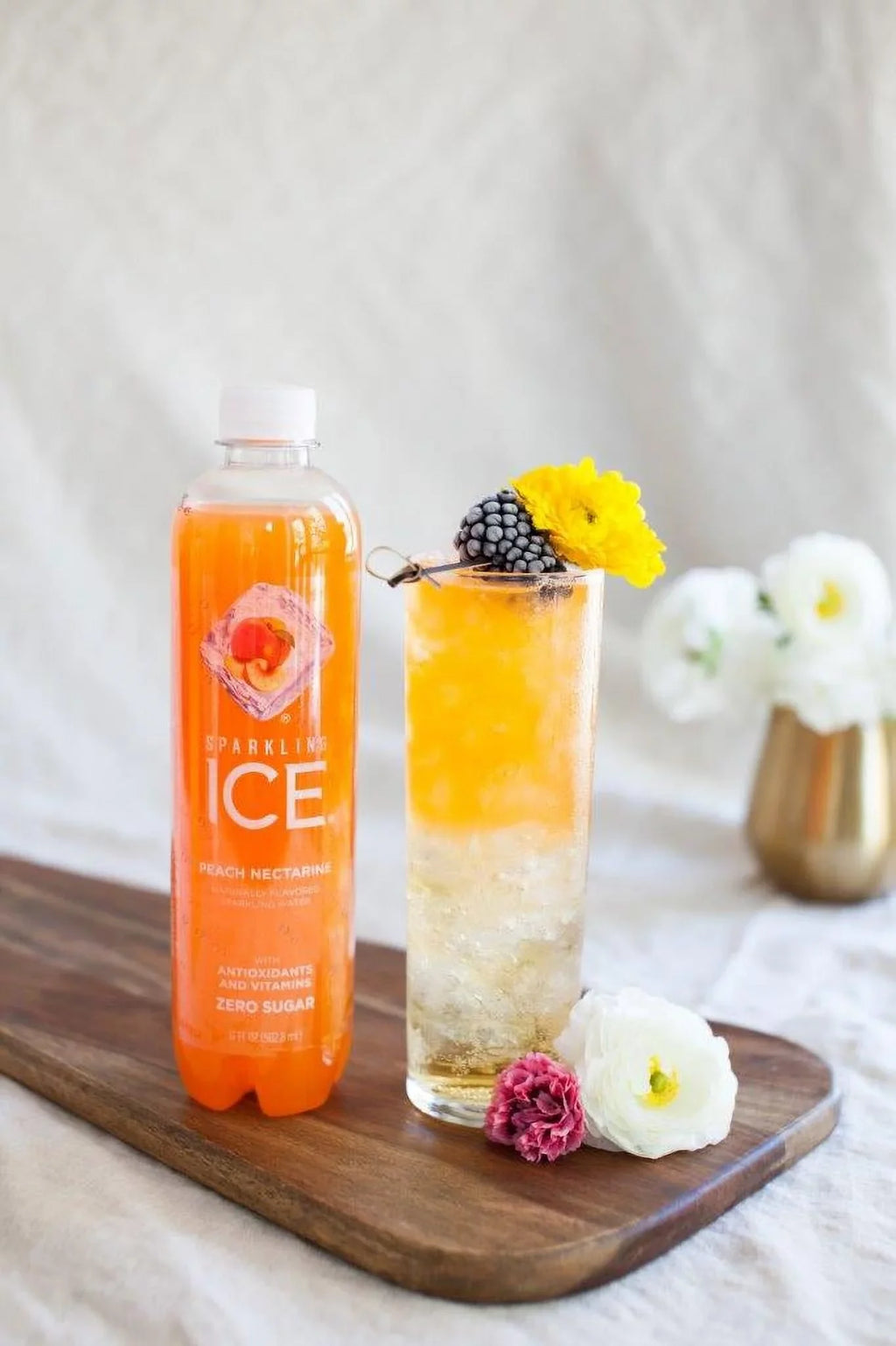 Peach of Nectarine Oz, Ice® Flavored Sparkling Naturally 17 Sparkling (Pack Moisture, Fl 12)