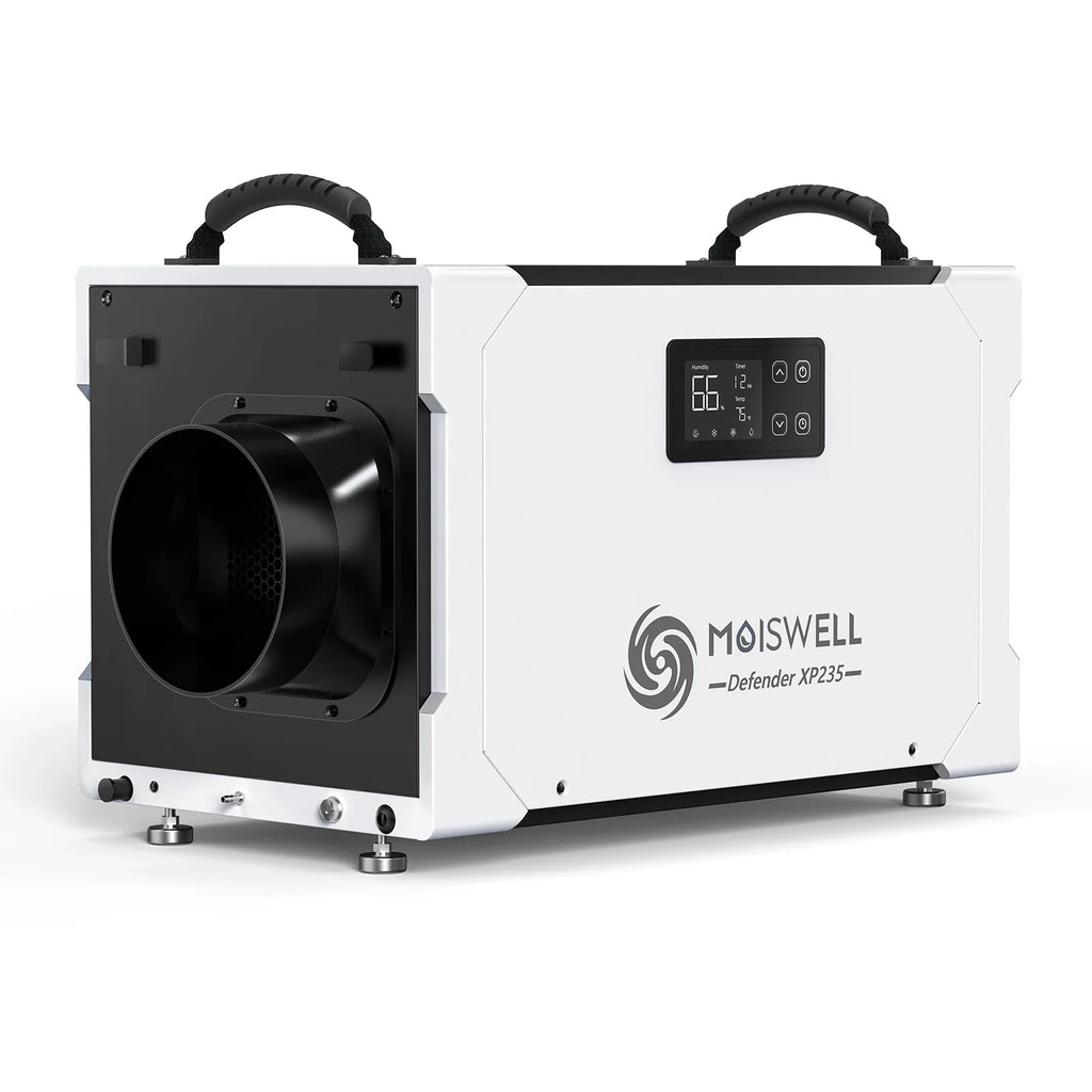5-Year Moiswell Spaces, 235 Pump for Sites Perfect and Efficient - Dehumidifier Basements, and Included Job Warranty - Drain Hose, Commercial Crawl Pints Areas, Industrial