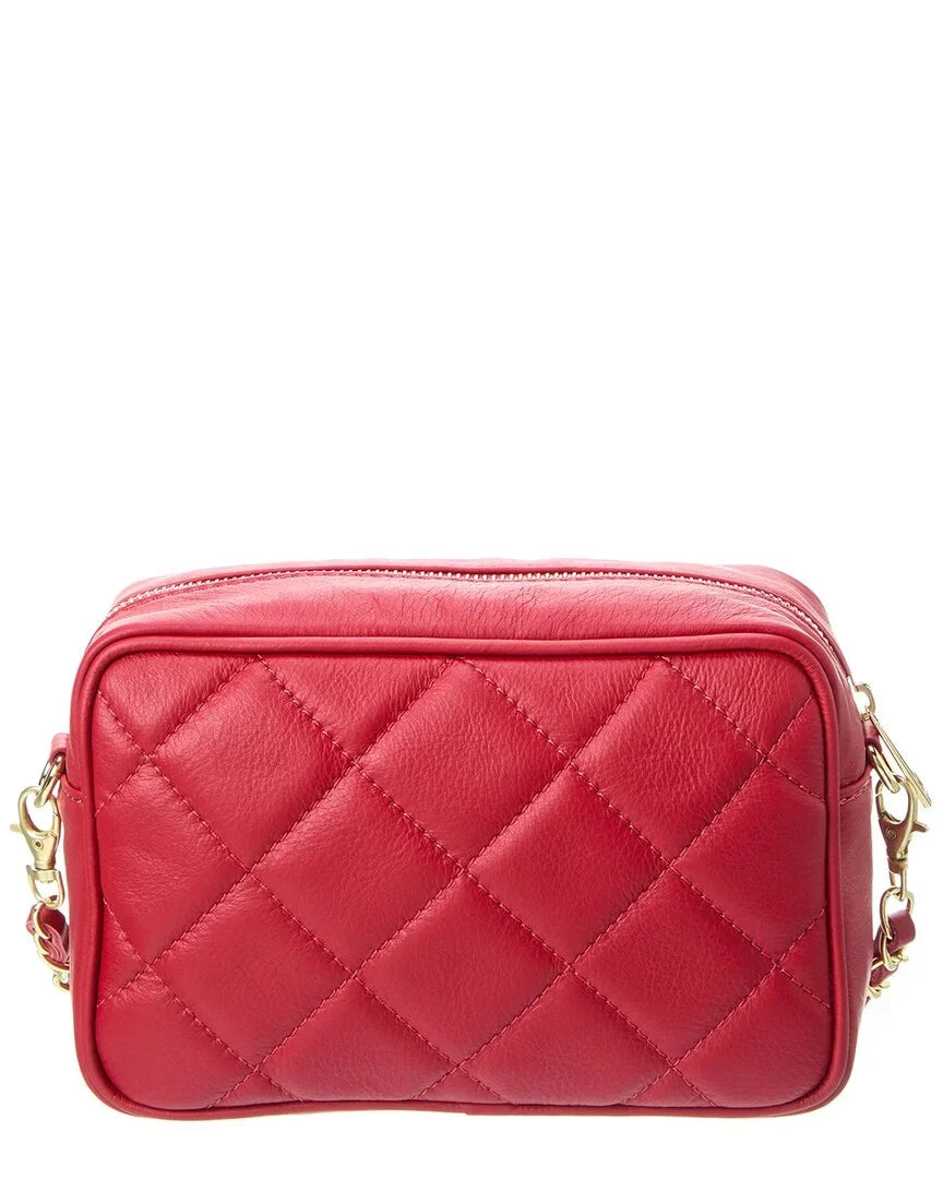New Crossbody, Ophelia Persaman Red York Quilted Leather