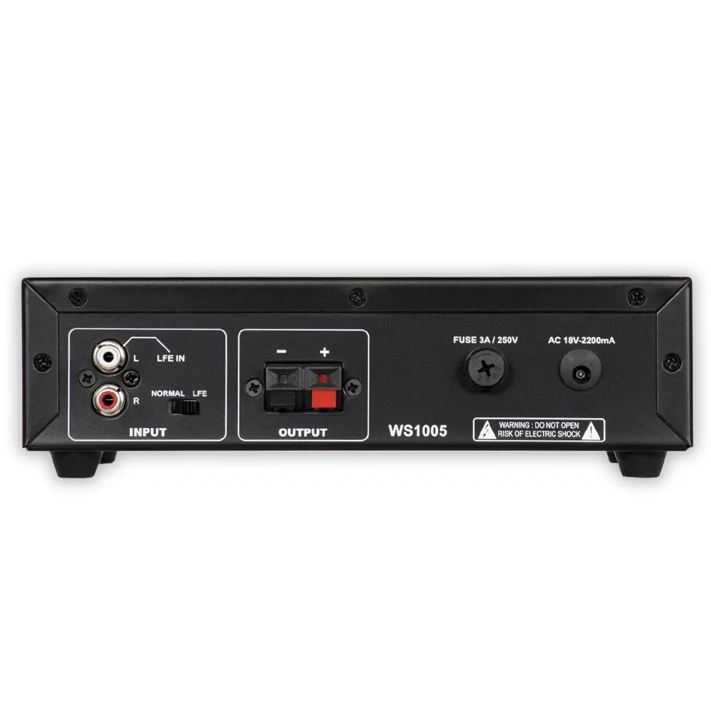 Acoustic Speaker with and Audio Mount 2 -S10 Flush Subwoofers Pack 10" Amps