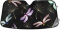 55x27.6in Rays Windshield Sunshade for Truck Shield Car Hyjoy Foldable Sedans Blocks Protector-Keeps Sun for Your Cool Dragonfly Vehicle Most Shade