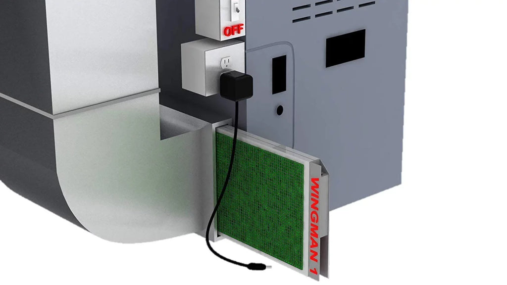 Installed- Your Air Replace Filter - Furnace Simply 12x24x1 Current Air Homeowner Electronic Filter and !