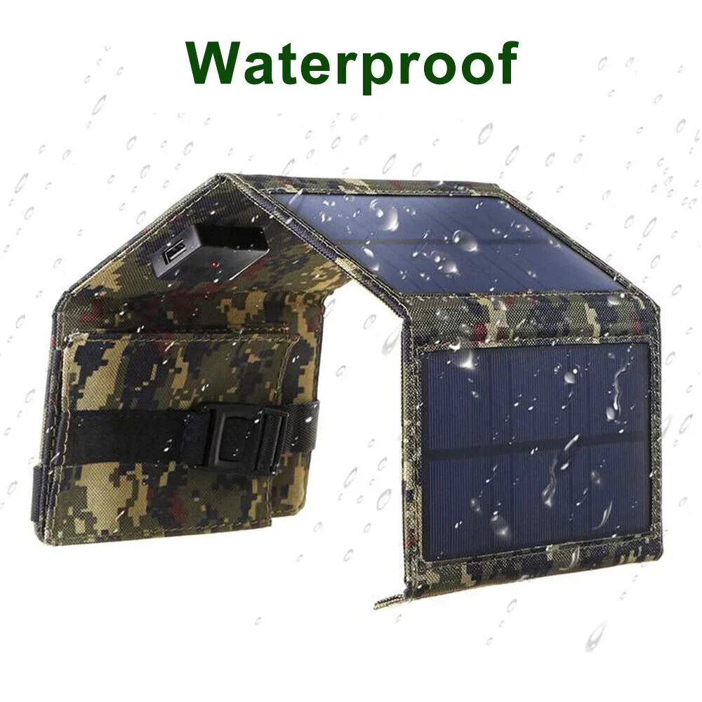 Hiking Panel Paddsun Phone Folding Camping Bank Charger Outdoor Solar 80W Power