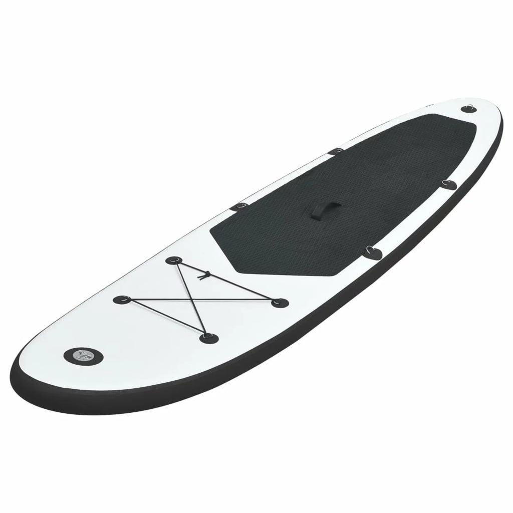 Andoer Inflatable Black Set White Paddleboard and