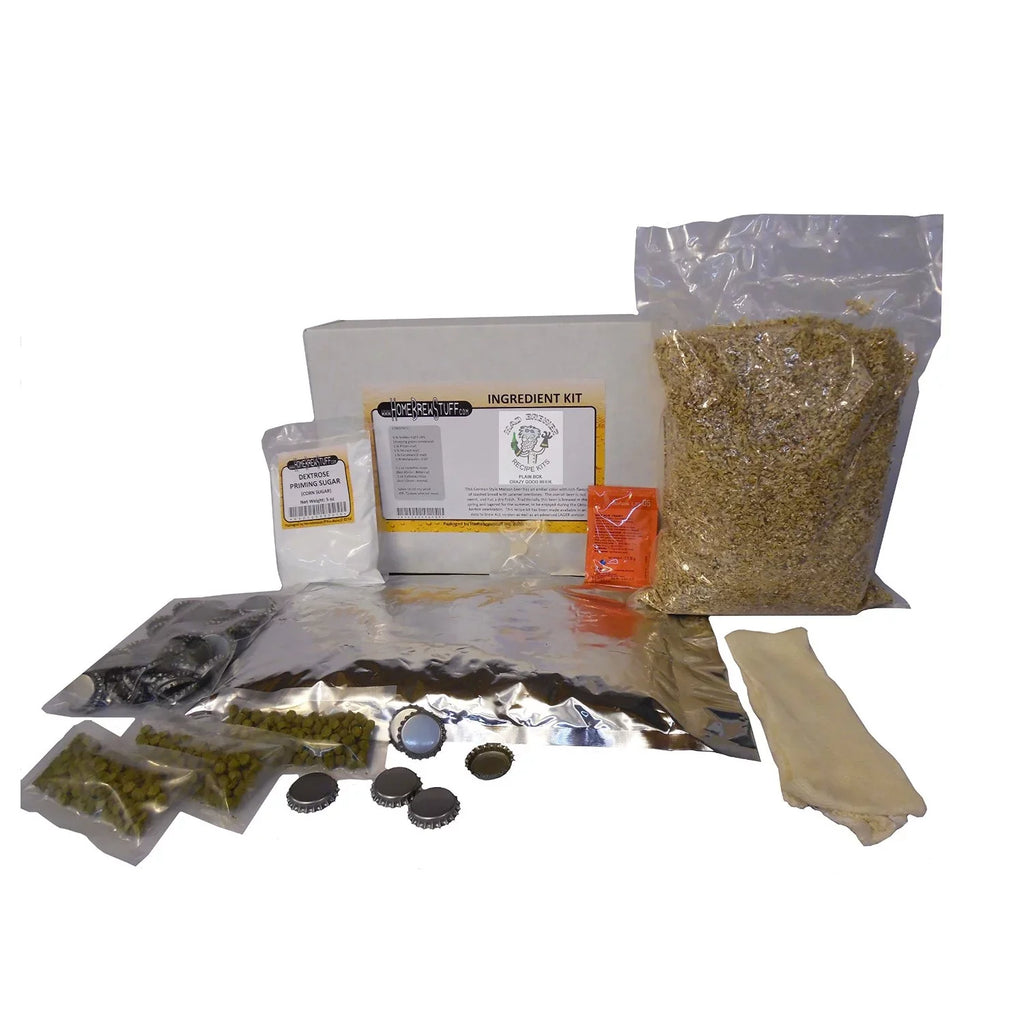 Recipe kit ingredients Homebrew Beer and hops Extract Malt