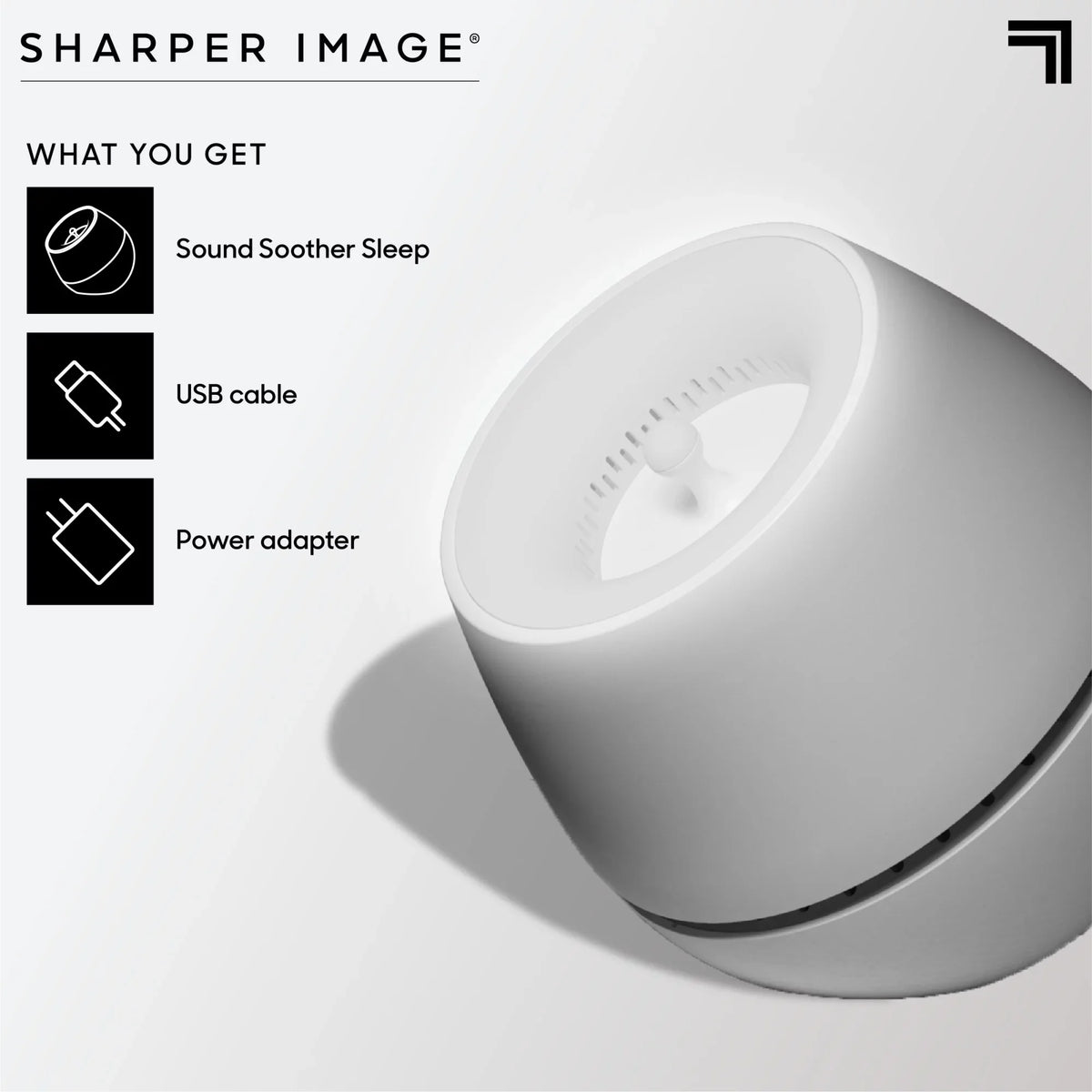 Sound Sharper Image® Noise Wind, Glow With Machine White Soother