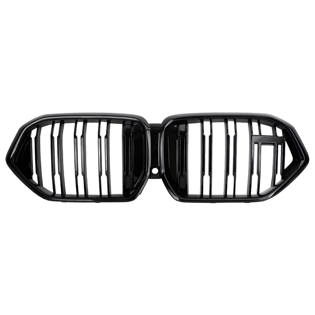 Black Fit Grille M50i Bumper W/Camera Front G06 for Grill 2020-2022 Hole X6