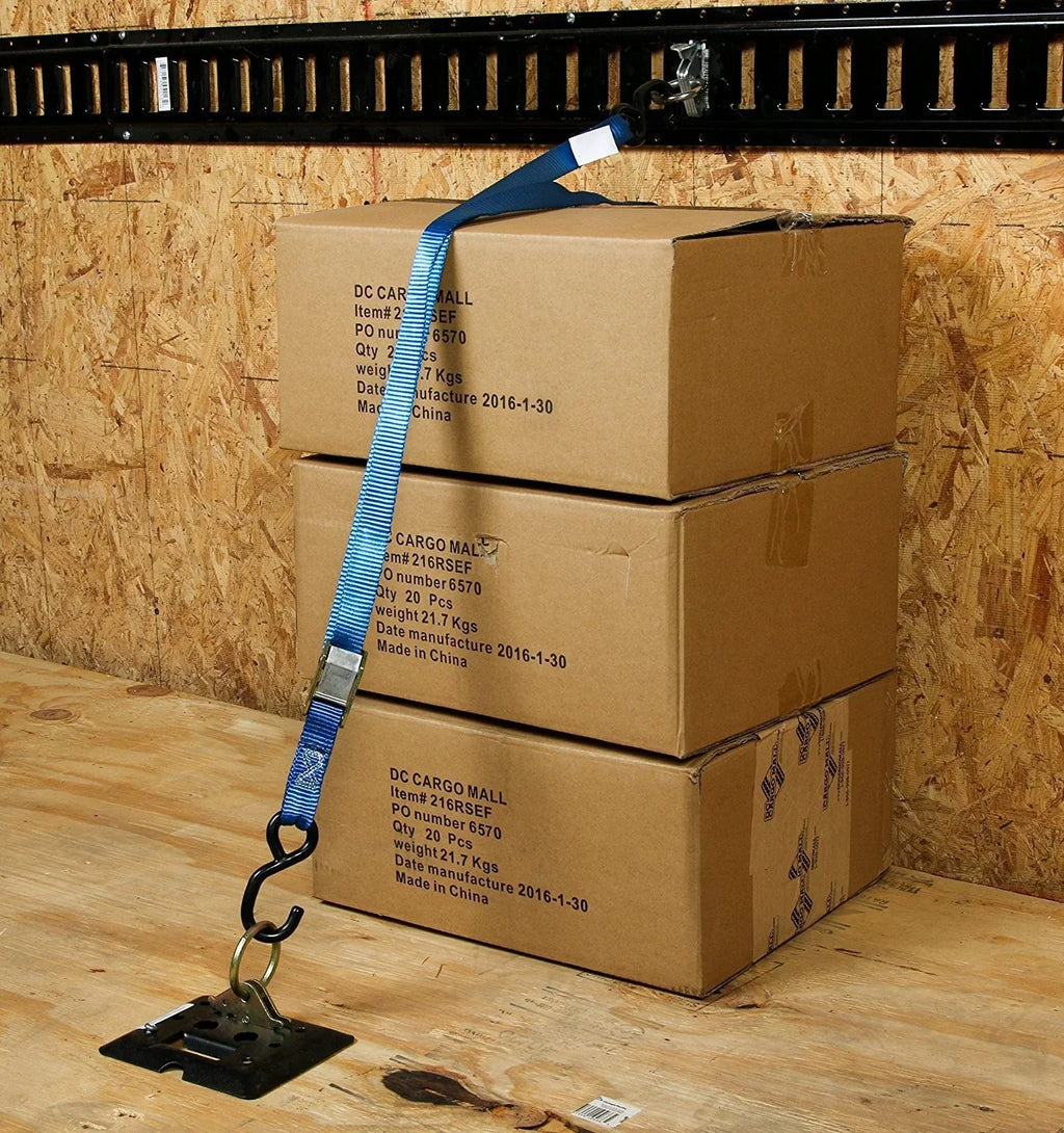 O Attachments, E Ring E-Track System Pickup ETrack Truck, Anchors in Fitting to Duty w/ 10-Pack Trailer, Heavy Cargo Tie-Down Cargo Track Mall TieDown Down Spring Tie O-Rings, Steel Loads Van,
