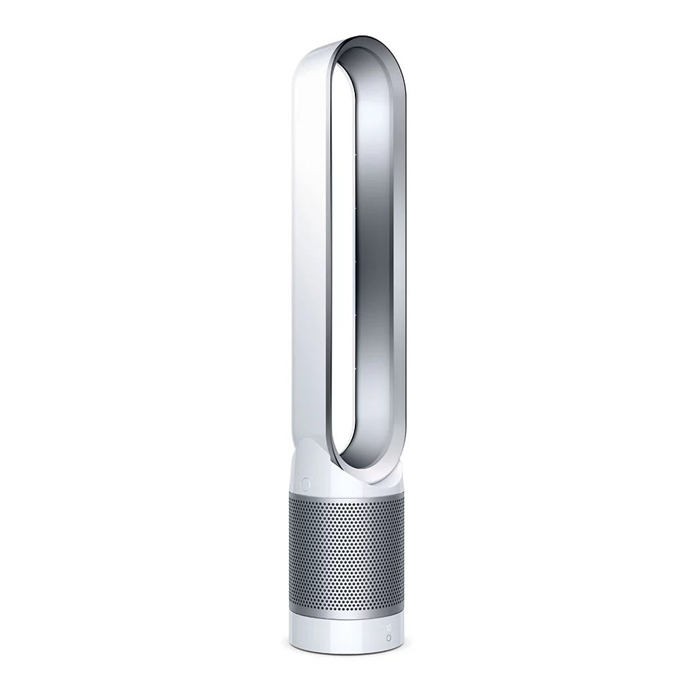 Connected Refurbished Dyson Fan | Tower TP02 WiFi Cool Pure White/Silver | Purifier Air Link
