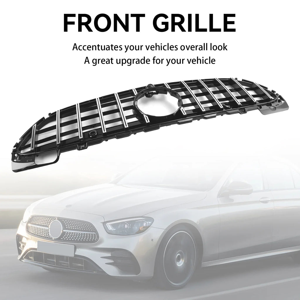 fit W/Camera Mercedes 2022-2023 for Grill Grille Bumper Benz W206 Front Style