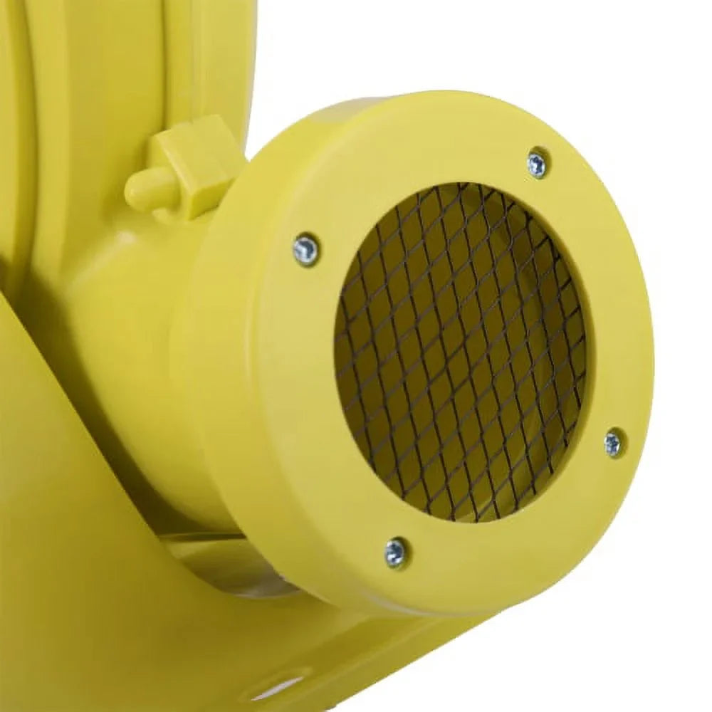 Moisture Yellow Castle, Portable Bounce W Inflatable Slides, Blower, Air for Pump Green and 680 - Safe, Fan