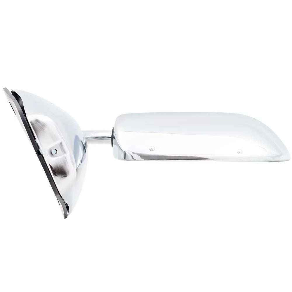 with Stainless Brock C/K/R/V Replacement Manual 996220 Set Door Pickup 1973-1991 Mirrors Steel Side Truck Mount Low Fits