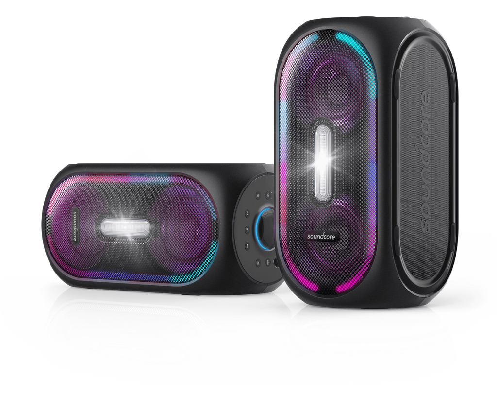 Moisture Rave Hour Defensive, 24 Anker Outdoor, Party 107dB with with Microphone PowerIQ, Party Speaker Show, Input Light Karaoke, BassUp Sound, Soundcore Portable Playtime, For , Technology, Speaker