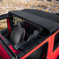Unlimited S.Cloth, with Jeep Win; by Diamond Wrangler Tinted Sport, Ridge 2021 Jeep Jeep Select: Fits Unlimited Black Wrangler Voyager 18-Curr Top RealTruck Wrangler Sahara 2018-2019 Rugged