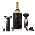 Foil Haves - Wine - Crystal Cutter Stopper Must - Active Concerto Wine Corkscrew Twister Wine Plus- Wine - The Includes Original Saver Wine Wine Vin - Server Vacuum 6pc and Vacu Cooler Set