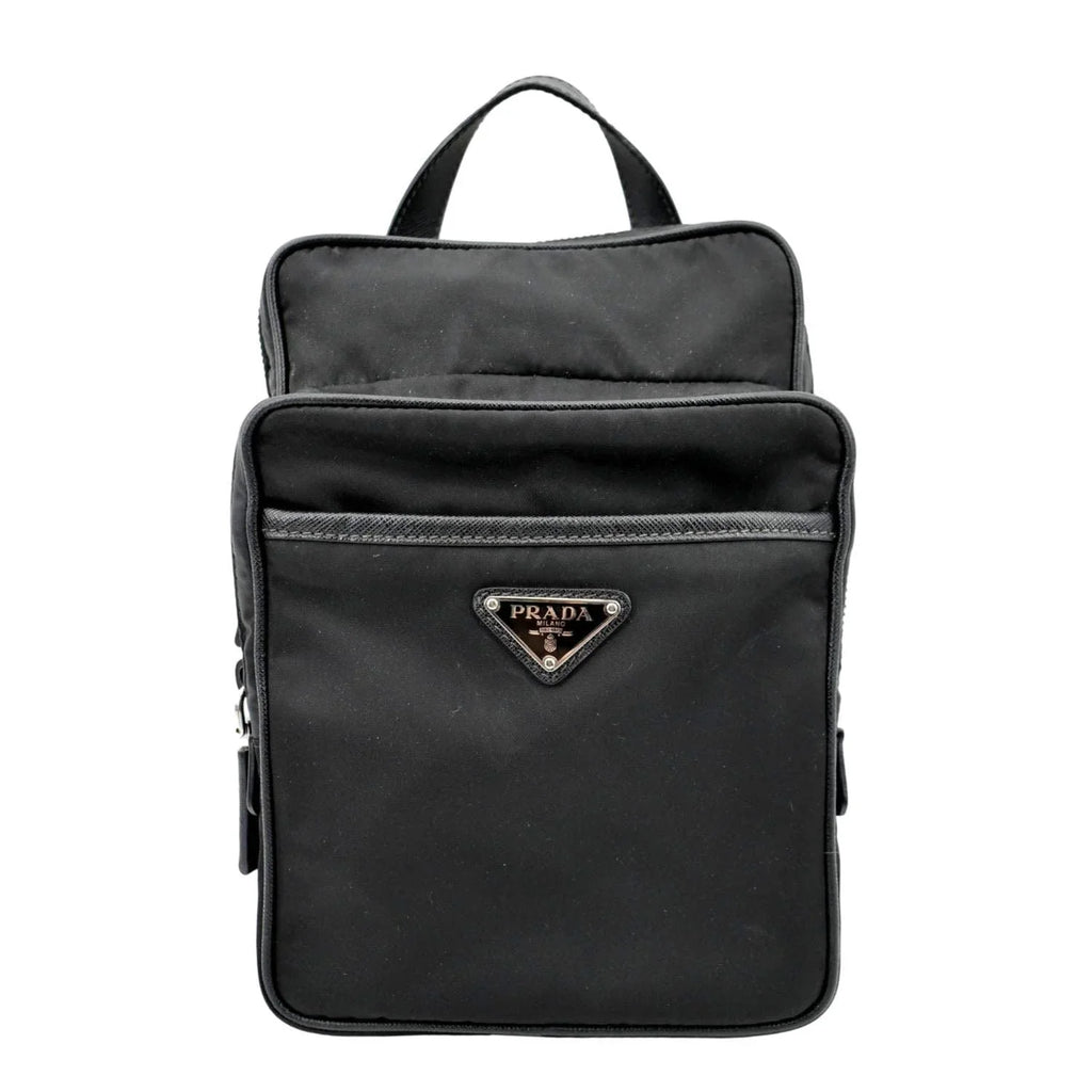 Backpack Nylon Bag 2vz026 Pre-owned Black