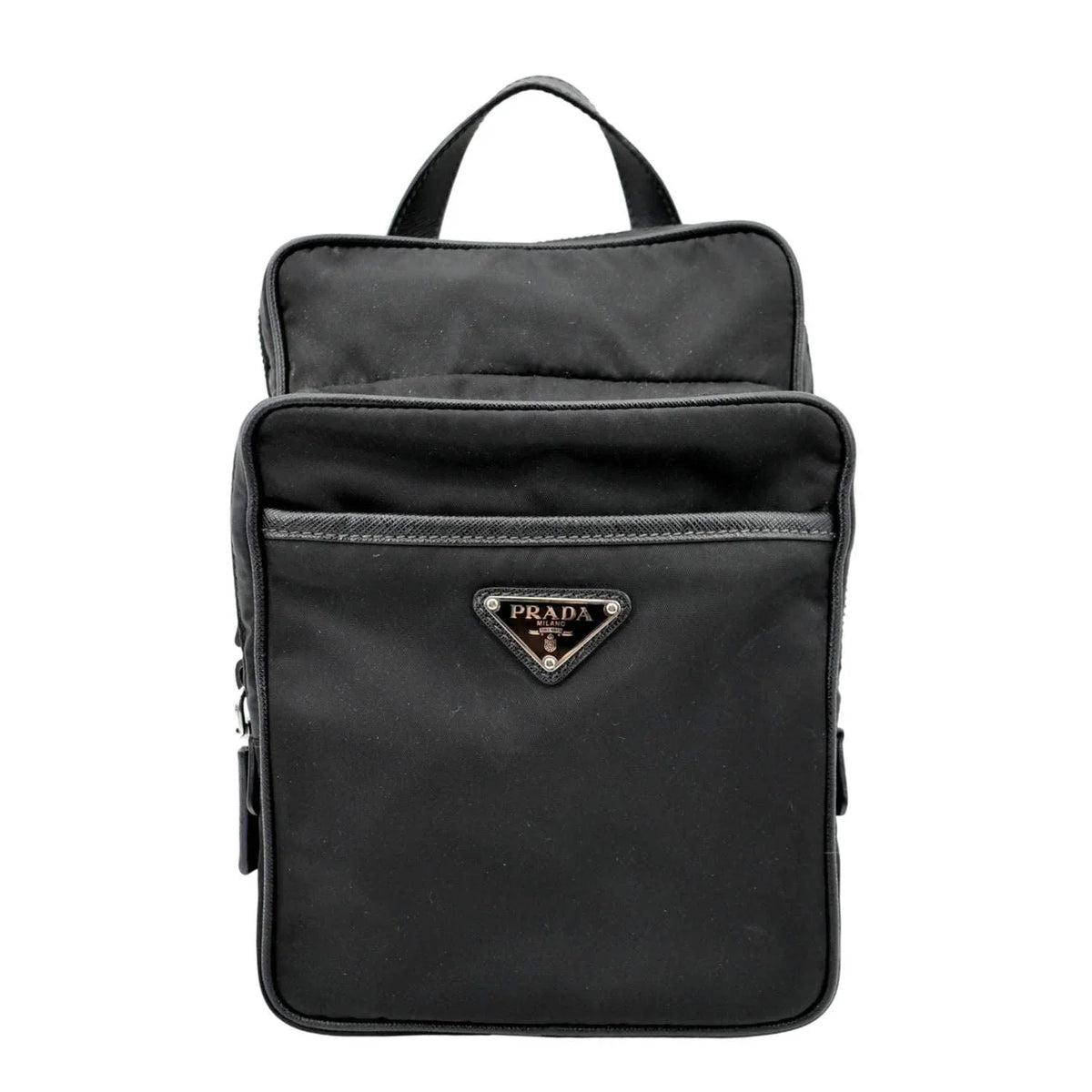 Backpack Nylon Bag 2vz026 Pre-owned Black