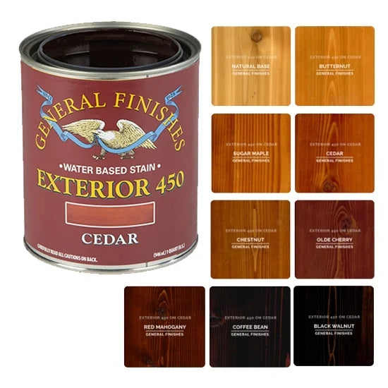, 450 General Black Quart Finishes, Walnut,