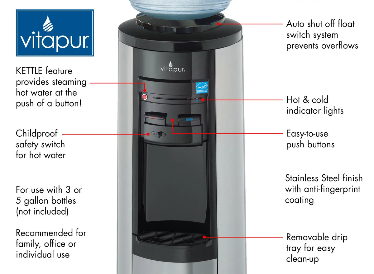 Top Stainless Steel Cold) Room Dispenser Load Vitapur (Hot, Moisture and