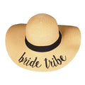 Floppy Fashion Natural Sun Bridal Tribe Hat, Culture Straw Bride