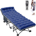 Cots - Adults Oxford Layer, Bed, with Folding and Camping Cot Carry Outdoor Bag Heavy Mat 1200D Camp for Duty Travel