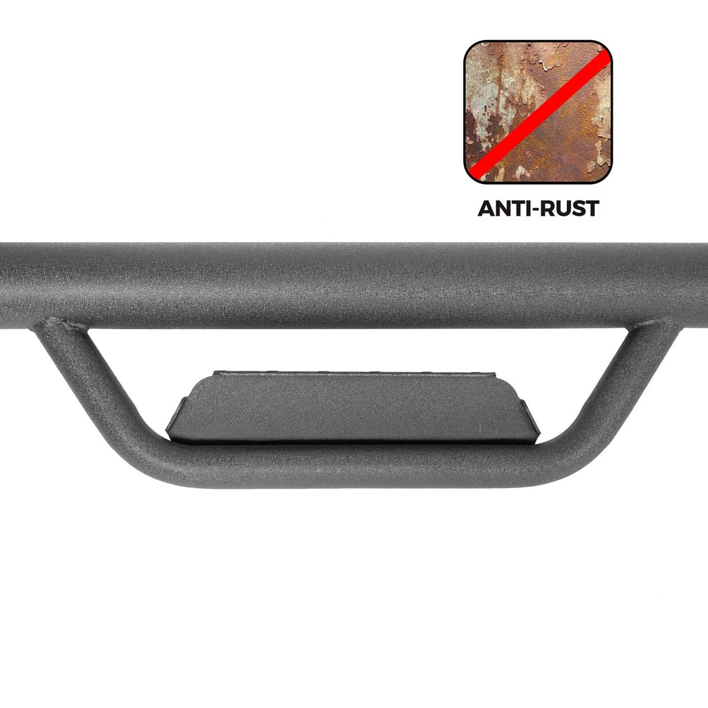 Side Steps Toyota Bar Cab Hoop Black Nerf Board Bars Dropped Door for Matte Tacoma Double/Crew 2005-2023 Running Steps Kojem