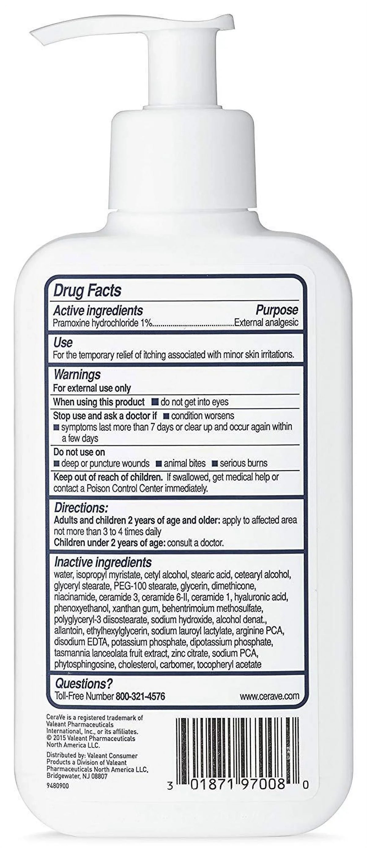 Itch Moisturizing oz Relief CeraVe Lotion 8