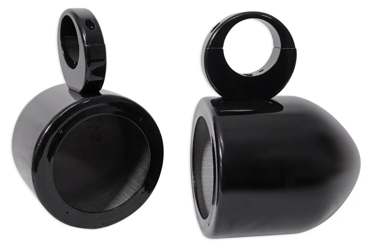 360° 5.25" Rockville Aluminum MAC525B Speaker Swivel Surface Black 2) Pods Mount