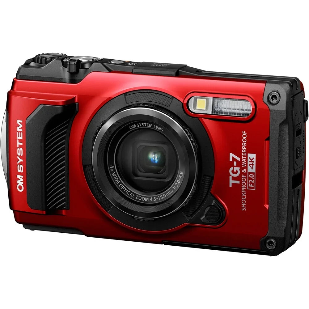 Tough Extra (Red) + Kit Battery Olympus Flash Camera - 32GB Digital -7 +