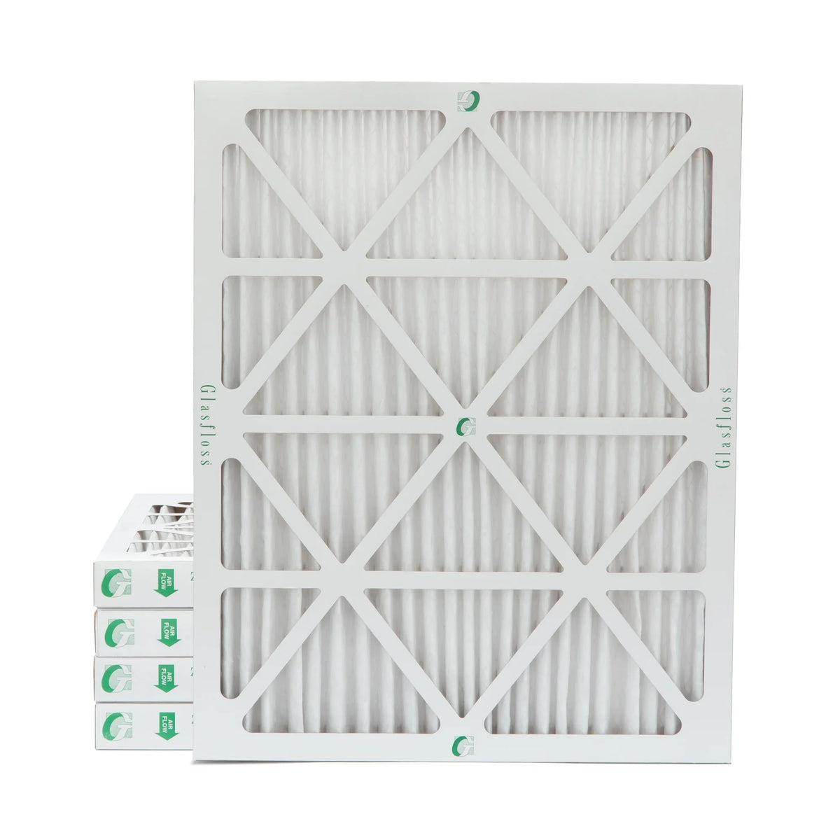 1-3/4 by 16x20x2 Air x Glasfloss. Size: x Pleated Quantity ) Filters ( 10 19-1/2 5 Exact 15-1/2