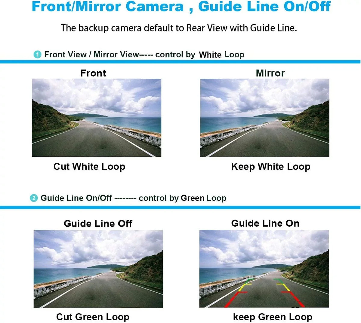 Backup Rearview Frame Plate KWV820BT for Black -V820BT Camera License