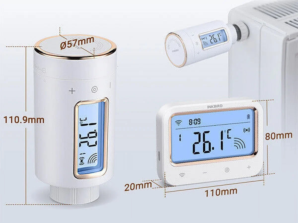 Thermostatic Intelligent Controller Gateway Digital WiFi Inkbird Valve Radiator Smart