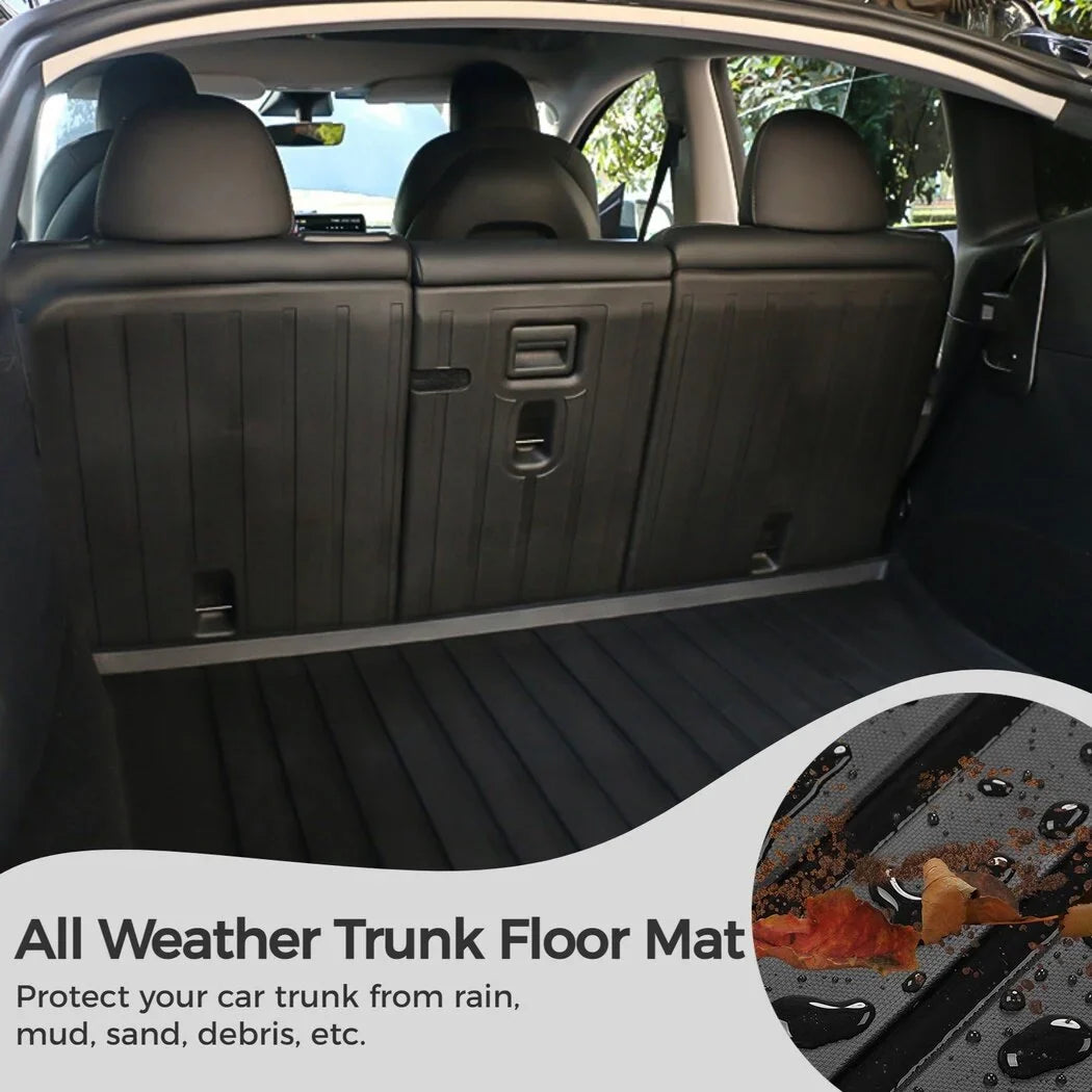 Model Back Tesla Non-slip Climatic Car Moistureproof 3 Mat, Floor Mats, Car Trunk Trunk with Seat All Y, 2021 Fits Floor Mats and 2022 Liner Rear 2020 Trunk