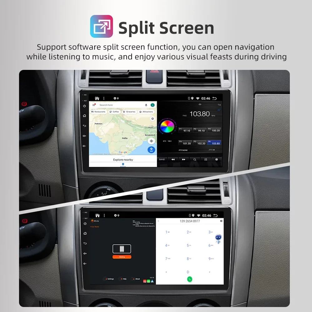 Qashqai Radio for 12 Spare Nissan 9" Camera Car with 2+32G CarPlay J10 Android 1 2006-2013 Stereo