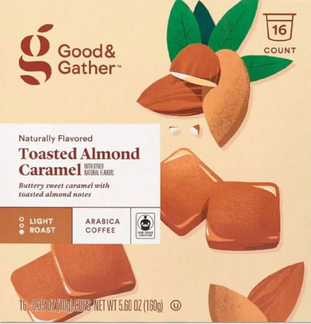 Cinnamon Trade Caramel, Bean 4 Salted Serve Toasted Pods Flavors Flavored Gather Naturally of Vanilla, Vanilla Count(Pack Bundle Fair of and Single Carmel Brulee and Coffee Almond 4) Certified,16 Good