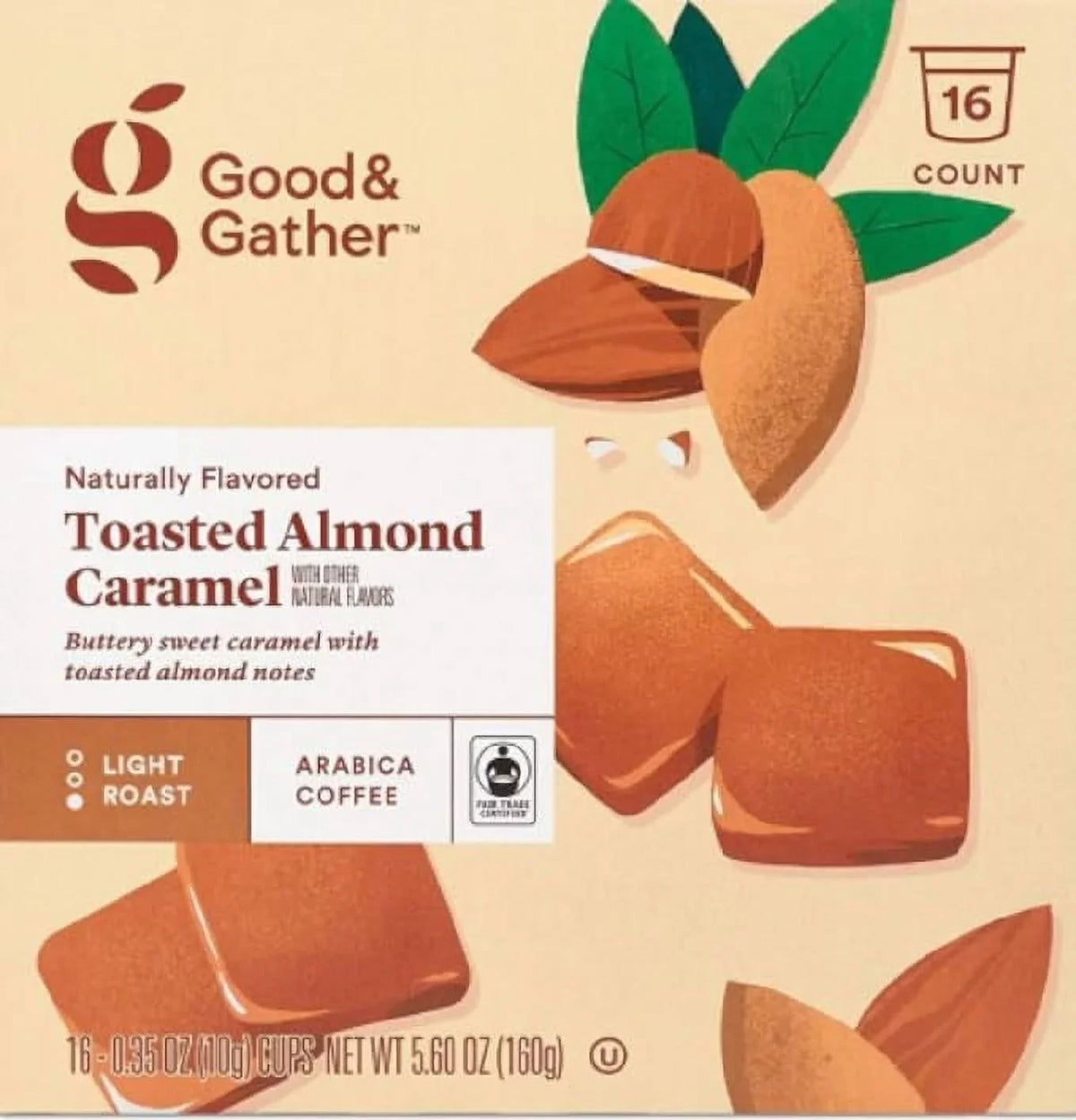 Cinnamon Trade Caramel, Bean 4 Salted Serve Toasted Pods Flavors Flavored Gather Naturally of Vanilla, Vanilla Count(Pack Bundle Fair of and Single Carmel Brulee and Coffee Almond 4) Certified,16 Good
