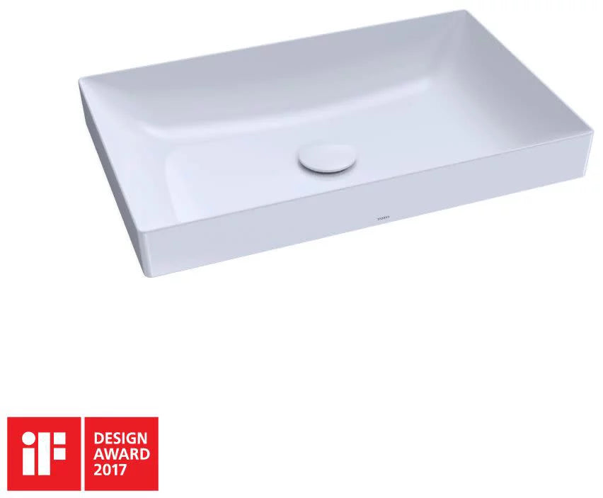 Kiwami® , 23" ® Rectangular Sink Cotton Bathroom White LT476GR#01 with Vessel -