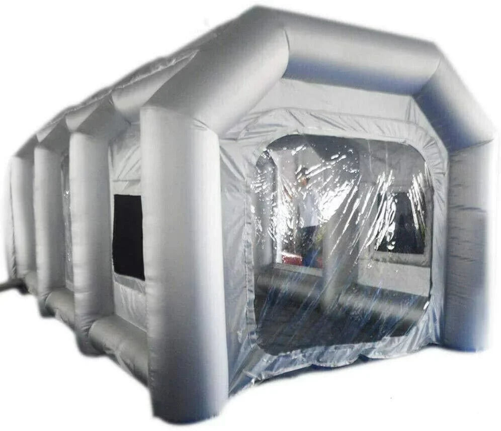 Paint Inflatable & Mat Floor Painting Air w/ System Spray Tent Filter Booth