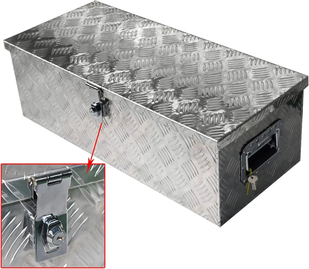 Handling Aluminum Tools Climatic Trailer Duty Underbody Tool w/Lock Truck Up Sliver Organizer Diamond Heavy Storage Tongue Box Tread Defensive Flatbed 30 Pick