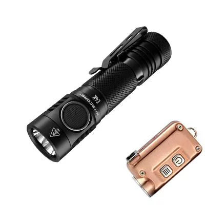 generation Flashlight Combo: Light w/Tini -380 Copper - Next E4K Lumens Keychain 4400 Lumens
