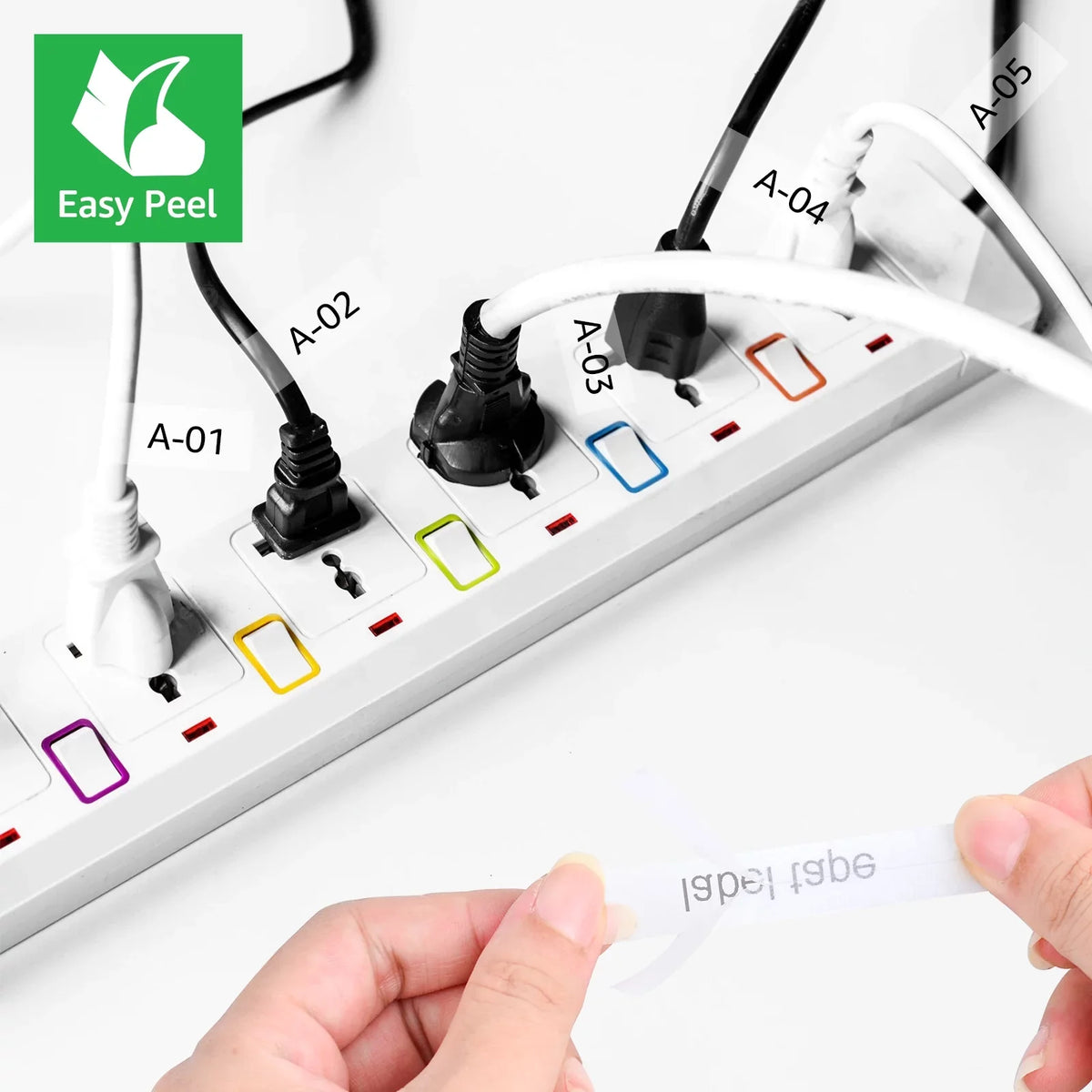 30PK Wire TZe-FX131 for 12mm Label 8m P-touch Black x Fits -131 Clear Tape Flexible Brother TZe TZe-131 Cable on -FX131
