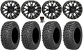 Trail Black Can-Am 2.0 Saw Maverick Outlander Commander 15" Defender -3 System Tires Wheels 3 32" Renegade